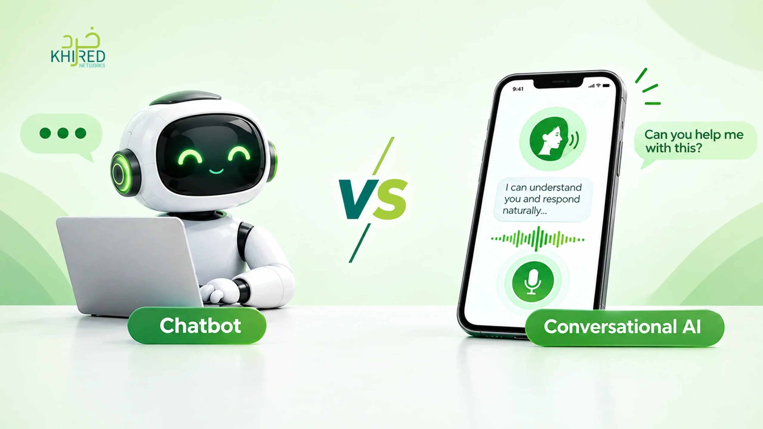 chatbot vs conversational AI